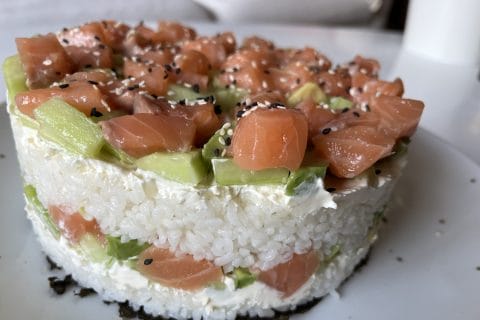 Cliquez pour zoomer ! Sushi cake Thermomix par sophie44