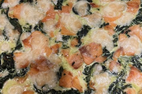 Cliquez pour zoomer ! Tarte épinards, saumon et chèvre Thermomix par sophie44