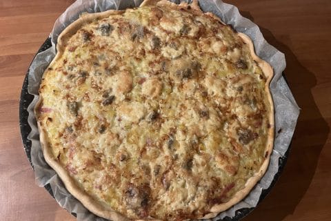 Cliquez pour zoomer ! Flamiche aux poireaux et gorgonzola Thermomix par sophie44