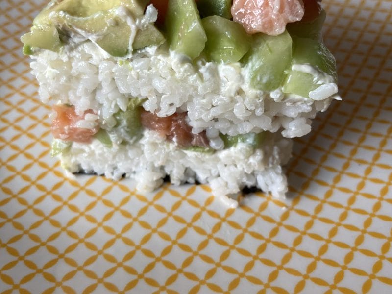 Cliquez pour zoomer ! Sushi cake Thermomix par sophie44