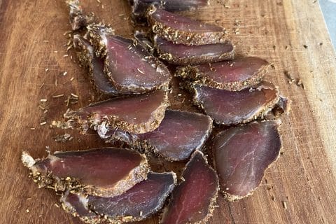 Cliquez pour zoomer ! Filet mignon séché aux herbes Thermomix par sophie44