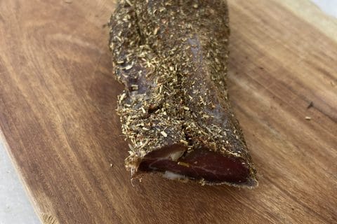 Cliquez pour zoomer ! Filet mignon séché aux herbes Thermomix par sophie44