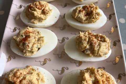 Cliquez pour zoomer ! Oeufs mimosa Thermomix par sophie44