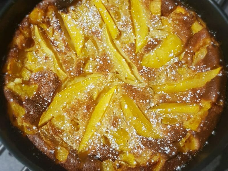 Cliquez pour zoomer ! Clafoutis à la mangue Thermomix par fatirose42