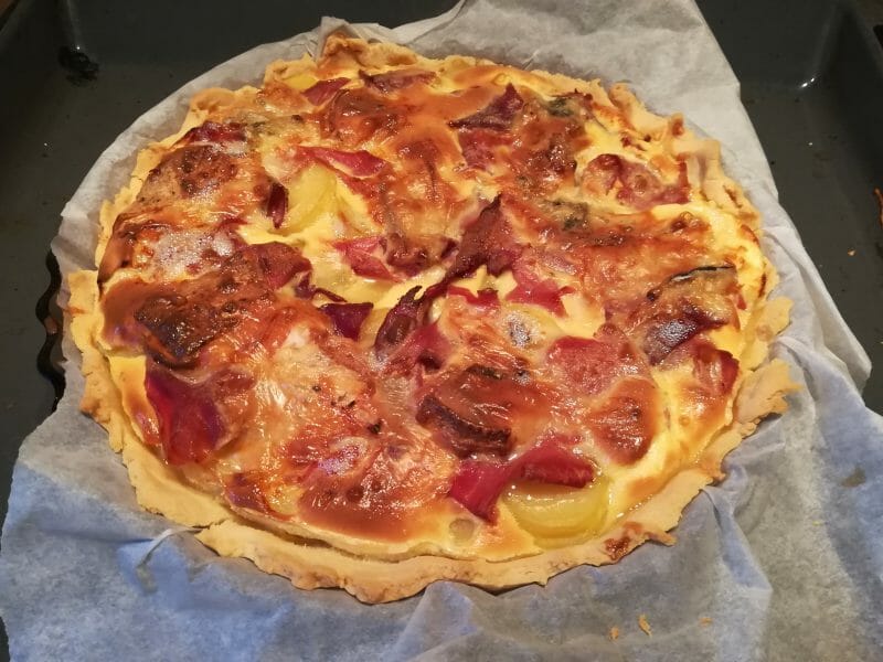 Cliquez pour zoomer ! Tarte gorgonzola et jambon de Parme Thermomix par lae9