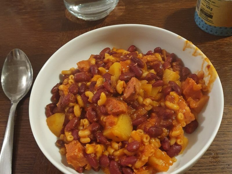 Cliquez pour zoomer ! Soupe aux haricots rouges et coquillettes Thermomix par jessica_373