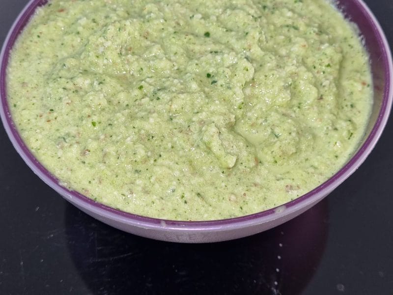 Cliquez pour zoomer ! Pesto de courgettes crues Thermomix par dorothycapu