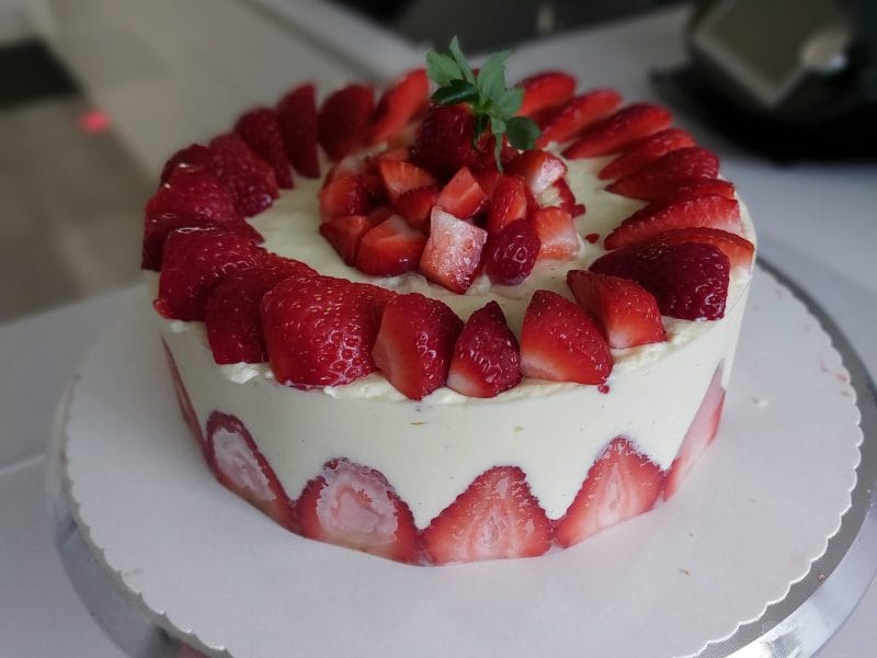 Cliquez pour zoomer ! Fraisier Thermomix par cocot06