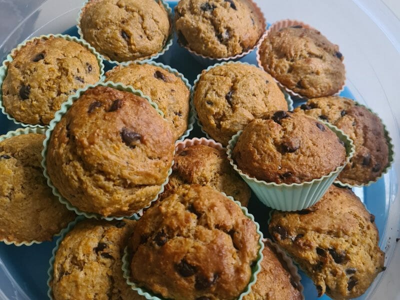 Cliquez pour zoomer ! Banana bread à la patate douce Thermomix par melmwk