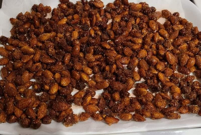 Cliquez pour zoomer ! Amandes grillées à la cannelle et au miel Thermomix par rachoucmoi