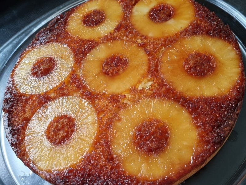 Cliquez pour zoomer ! Gâteau renversé à l’ananas Thermomix par sirinemeriem