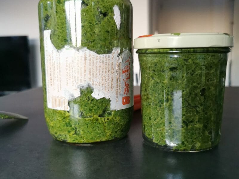 Cliquez pour zoomer ! Pesto d’épinards Thermomix par Estelle en cuisine