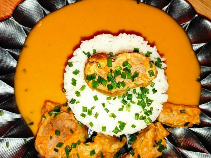 Cliquez pour zoomer ! Filet mignon de porc au lait de coco Thermomix par melomars13