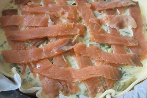 Cliquez pour zoomer ! Tourte aux poireaux et au saumon fumé Thermomix par sly_2