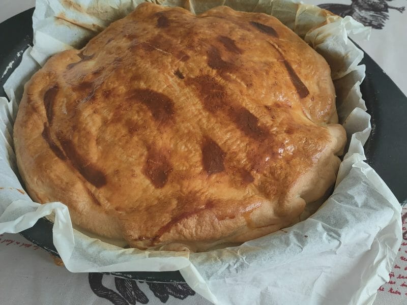 Cliquez pour zoomer ! Tourte aux poireaux et au saumon fumé Thermomix par sly_2