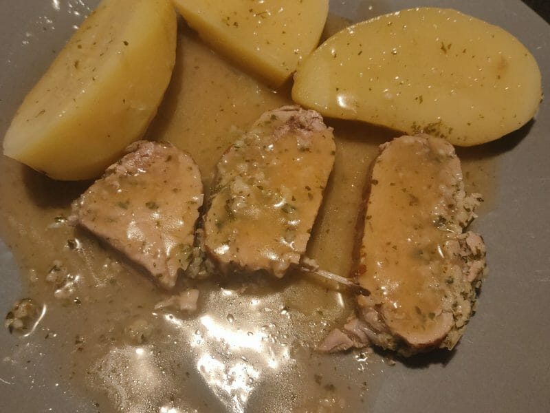 Cliquez pour zoomer ! Filet mignon de porc à l’ail Thermomix par sly_2