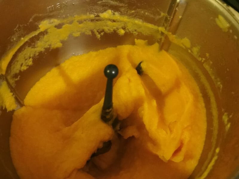 Cliquez pour zoomer ! Purée de pommes de terre et patates douces Thermomix par cecile76330