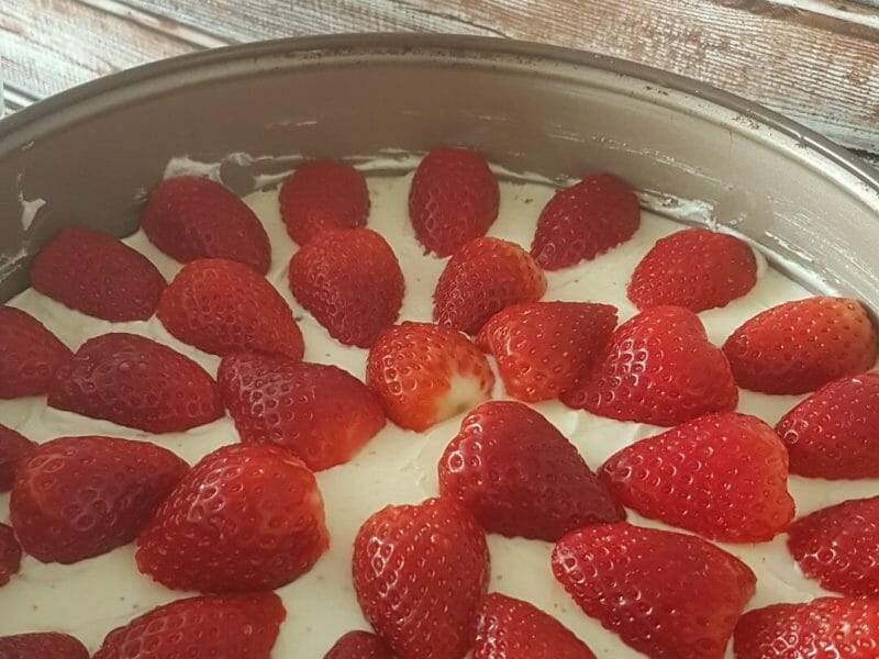 Cliquez pour zoomer ! Tarte aux fraises sans cuisson Thermomix par jariine