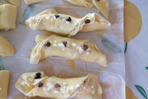 Cliquez pour zoomer ! Torsades crème pâtissière et pépites de chocolat Thermomix par virginie_693