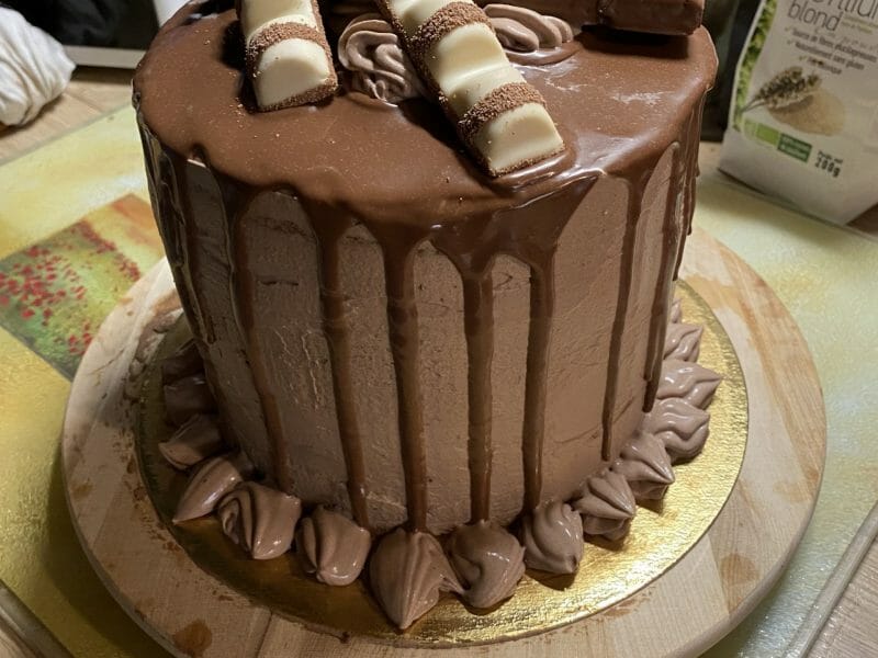 Cliquez pour zoomer ! Layer cake Kinder Bueno Thermomix par nad_in