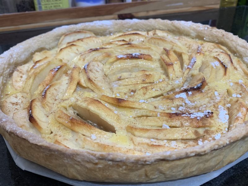 Cliquez pour zoomer ! Tarte normande aux pommes Thermomix par elgourmetalestilofrances