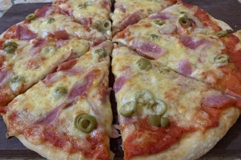 Cliquez pour zoomer ! Pizza capricciosa Thermomix par elgourmetalestilofrances
