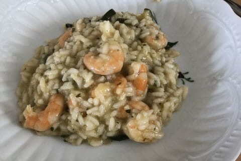 Cliquez pour zoomer ! Risotto courgettes et crevettes Thermomix par charlotte_56420