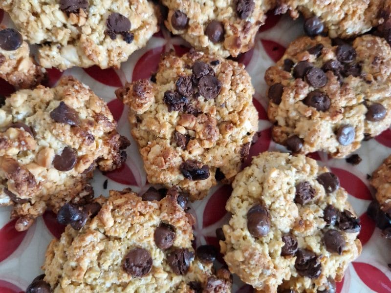 Cliquez pour zoomer ! Biscuits cacahuètes et flocons d’avoine Thermomix par jeni20