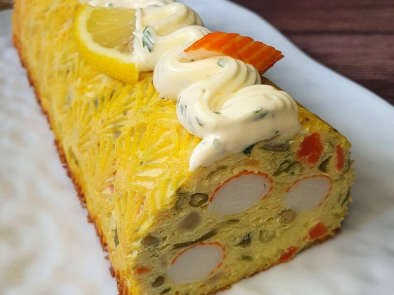 Cliquez pour zoomer ! Terrine de macédoine et surimi Thermomix par aurelie_isabel