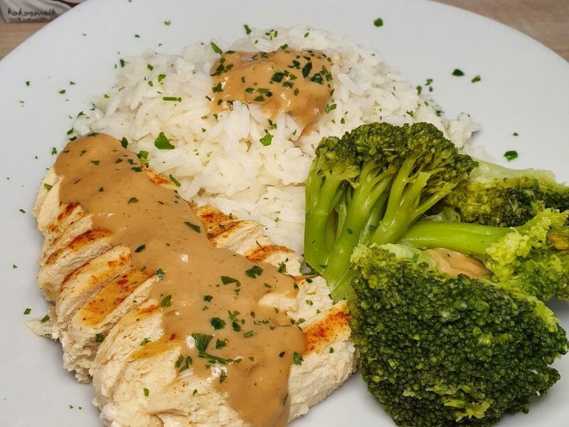 Cliquez pour zoomer ! Effiloché de poulet aux cacahuètes Thermomix par aurelie_isabel