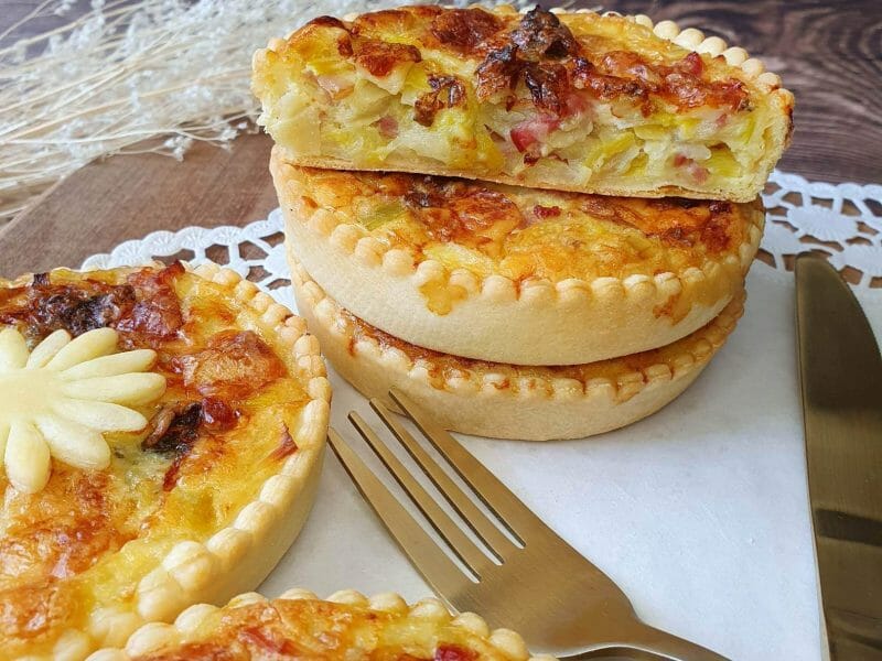 Cliquez pour zoomer ! Flamiche aux poireaux et gorgonzola Thermomix par aurelie_isabel