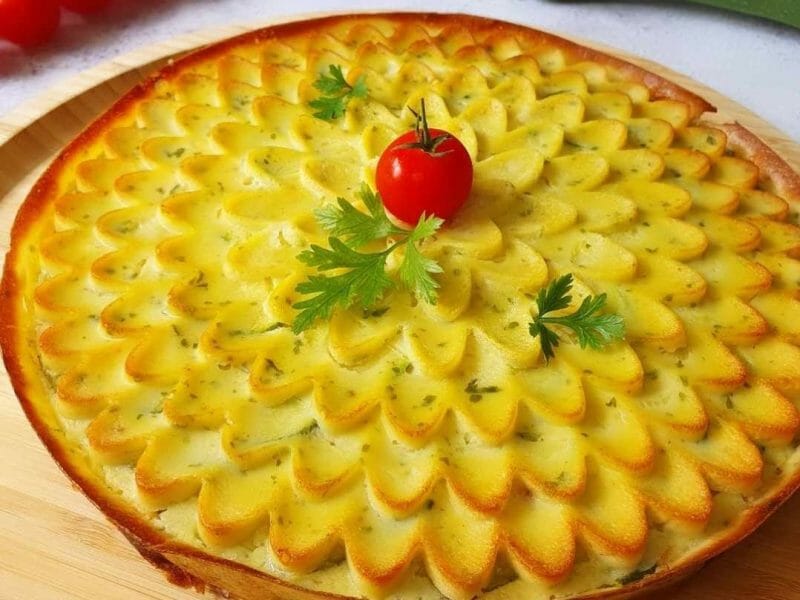 Cliquez pour zoomer ! Gâteau invisible aux courgettes Thermomix par aurelie_isabel