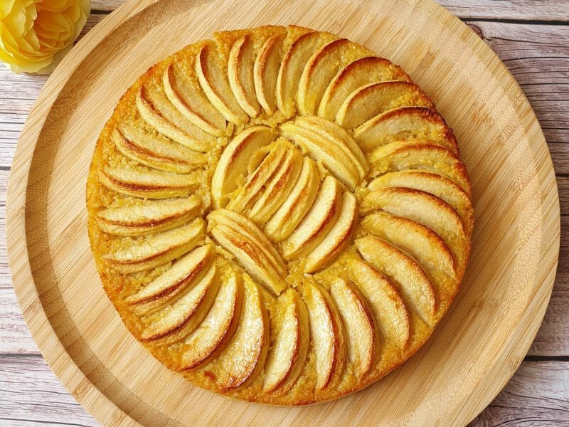 Cliquez pour zoomer ! Tarte aux pommes sans pâte Thermomix par aurelie_isabel