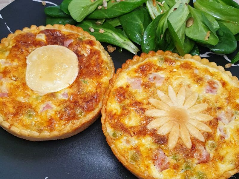 Cliquez pour zoomer ! Quiches petits pois et lardons Thermomix par aurelie_isabel