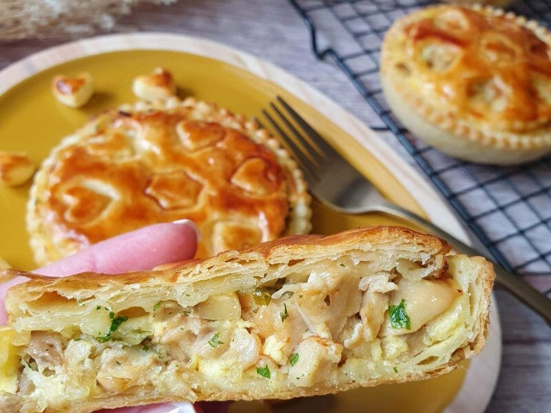 Cliquez pour zoomer ! Tourte au poulet et aux champignons Thermomix par aurelie_isabel