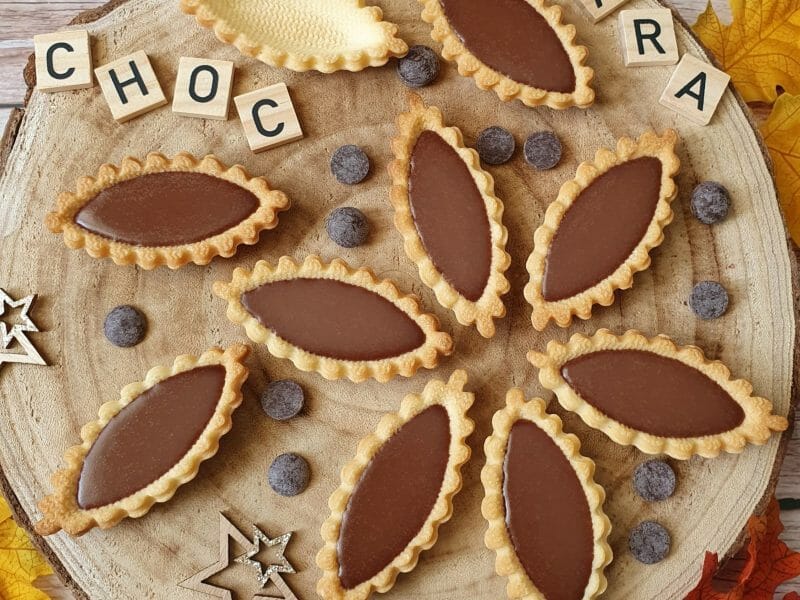 Cliquez pour zoomer ! Tartelettes chocolat et caramel beurre salé Thermomix par aurelie_isabel