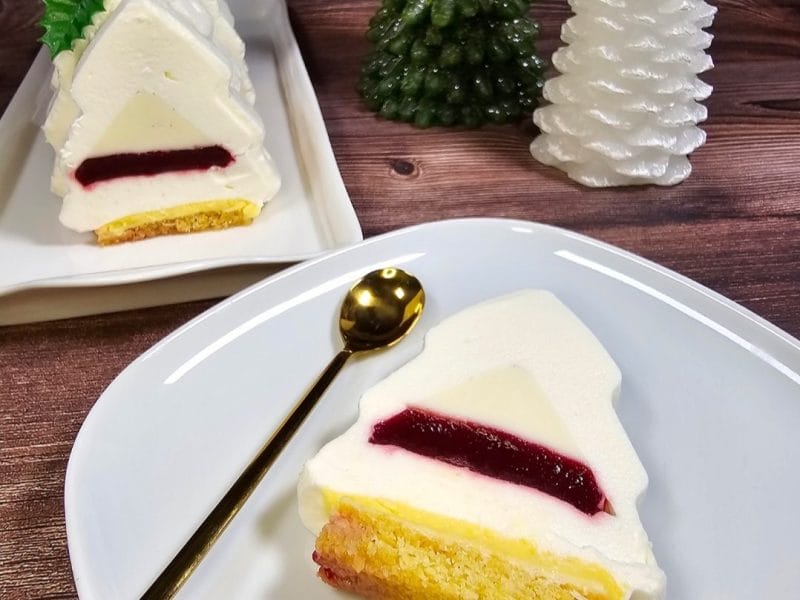 Cliquez pour zoomer ! Bûche citron et framboises Thermomix par aurelie_isabel