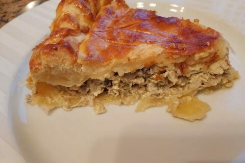 Cliquez pour zoomer ! Tourte au poulet et aux champignons Thermomix par sevval