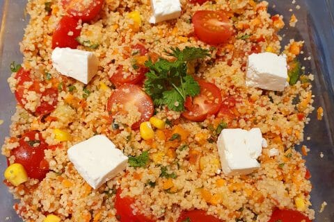 Cliquez pour zoomer ! Salade de couscous façon taboulé Thermomix par martamoura
