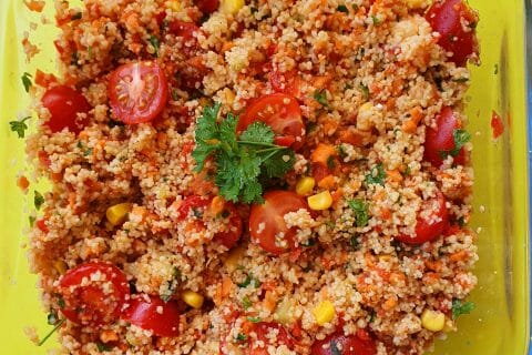 Cliquez pour zoomer ! Salade de couscous façon taboulé Thermomix par martamoura