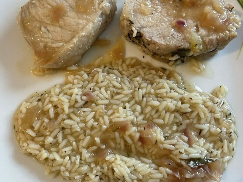 Cliquez pour zoomer ! Roti de porc sauce échalote Thermomix par cassandra_70