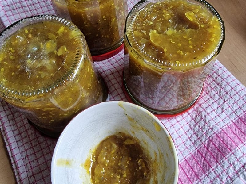 Cliquez pour zoomer ! Relish aux concombres Thermomix par verobleu