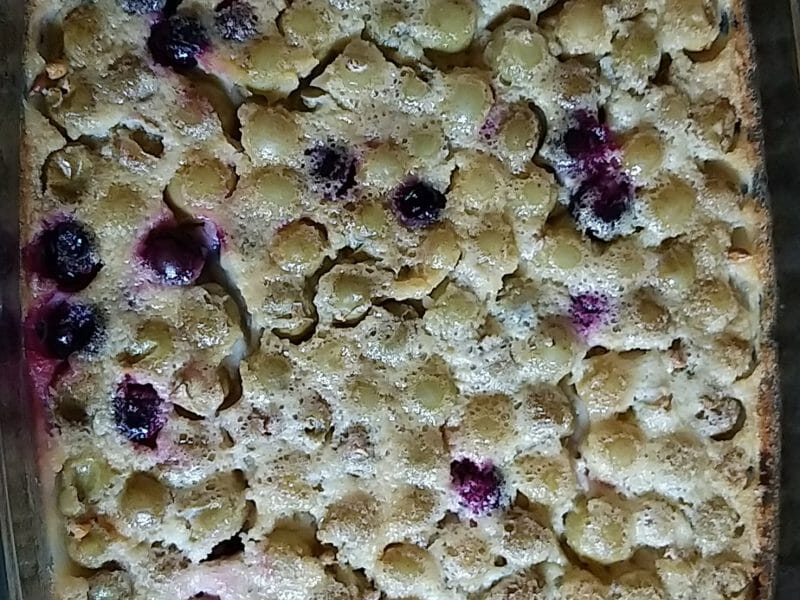 Cliquez pour zoomer ! Clafoutis aux raisins frais Thermomix par verobleu