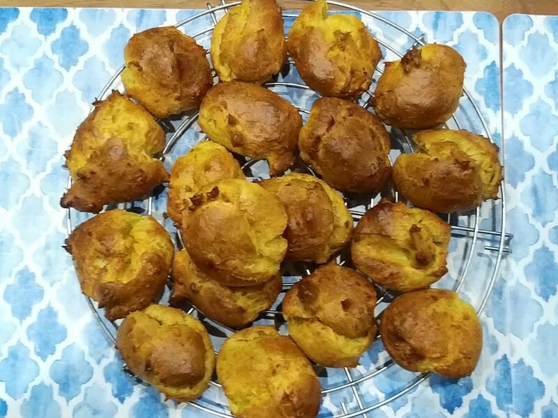 Cliquez pour zoomer ! Gougères au curry Thermomix par verobleu