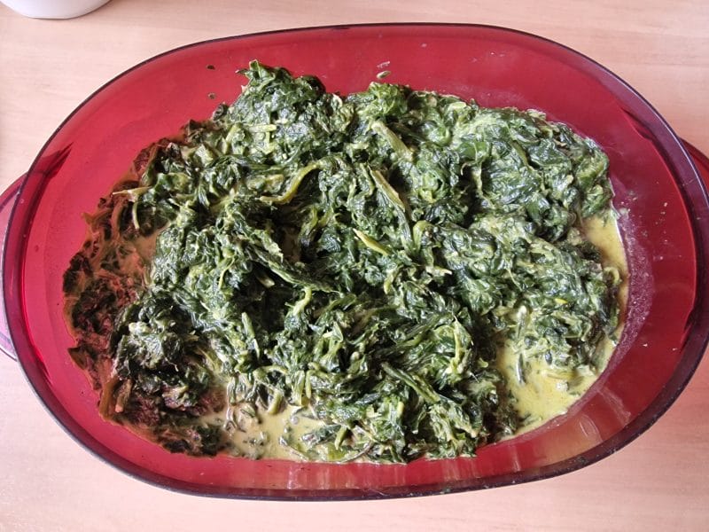 Cliquez pour zoomer ! Épinards au curry et à la crème de coco Thermomix par verobleu