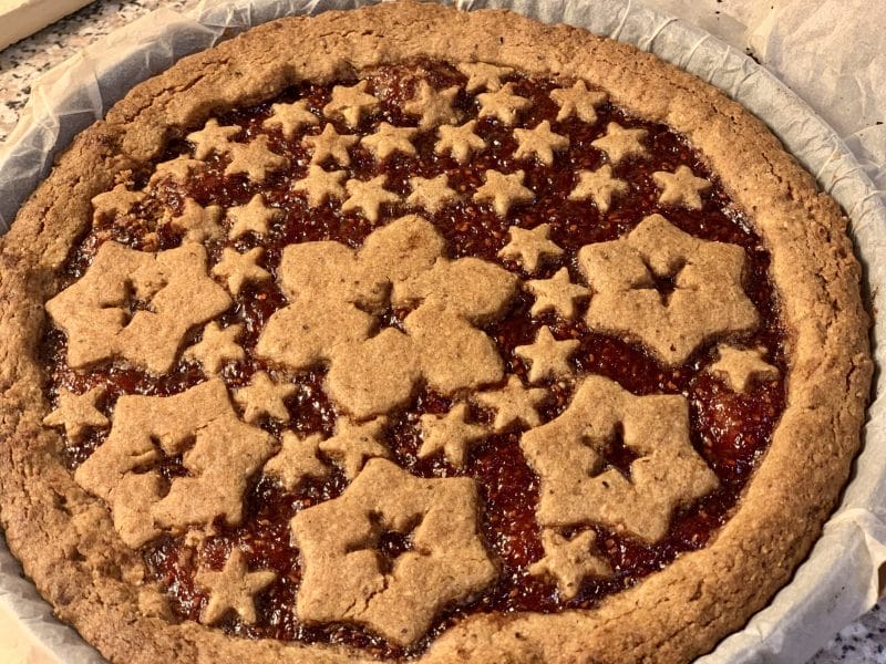 Cliquez pour zoomer ! Tarte de Linz – Linzer Torte Thermomix par vogi