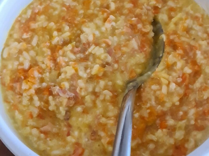 Cliquez pour zoomer ! Risotto carottes et saumon fumé Thermomix par laflore