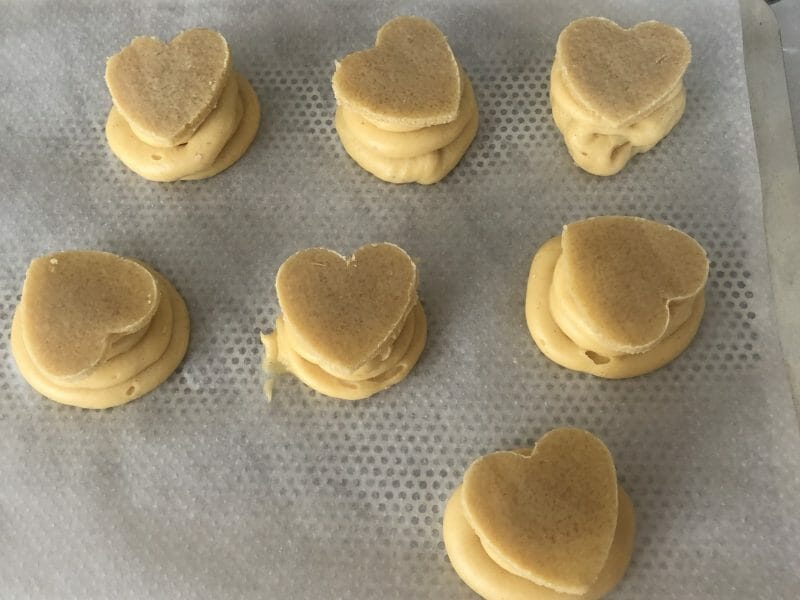 Cliquez pour zoomer ! Choux craquelin fraises chantilly Thermomix par Petiote