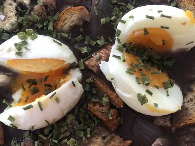 Cliquez pour zoomer ! Oeufs en meurette Thermomix par Petiote