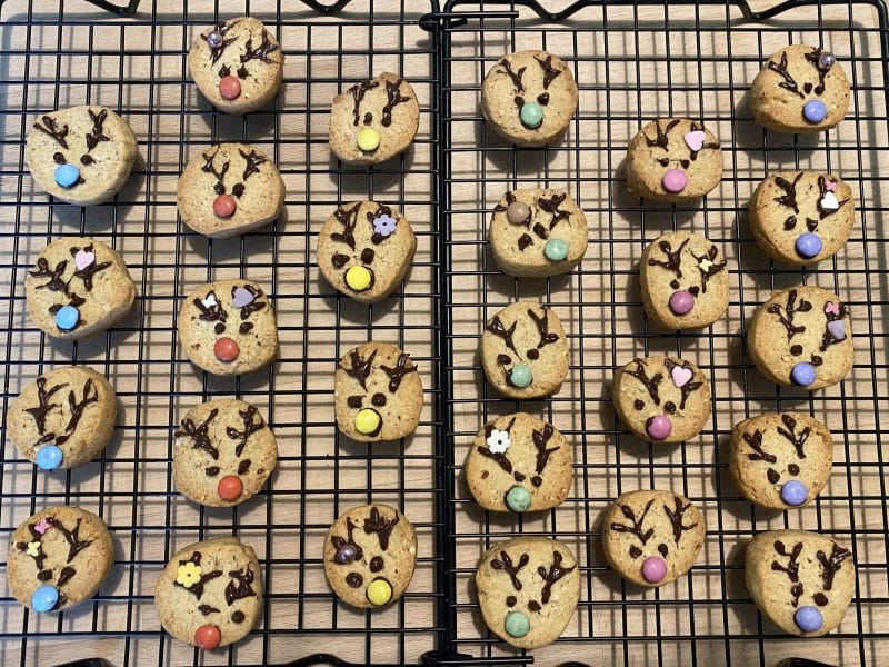 Cliquez pour zoomer ! Sablés rennes de Noël Thermomix par Mel